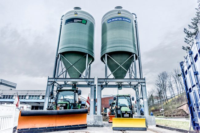 Salzsilos von SchmidtWeissGrün